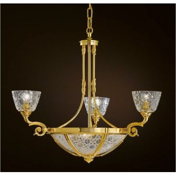 Candelabru 3 brate elegant LUX realizat manual Leonardo
