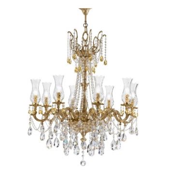 Candelabru LUX realizat manual cu cristale Scholer Queen 8L