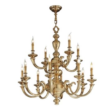 Candelabru XL cu 12 brate LUX realizat manual Amos