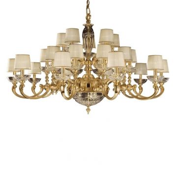 Candelabru XXL cu 25 brate LUX realizat manual Ofelia