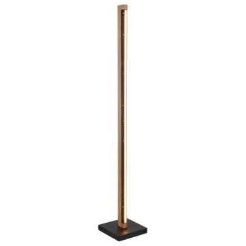 Lampadar LED design natural lemn STARLA