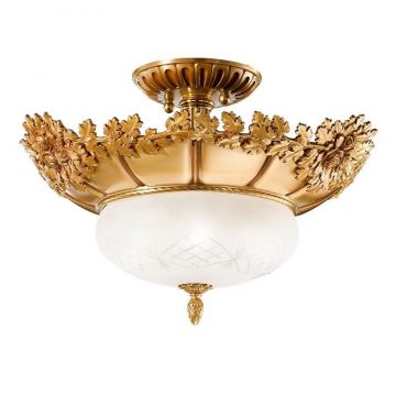 Lustra aplicata design floral LUX realizata manual Rose