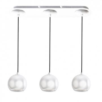 Lustra cu pendule design modern Gulia 3 White