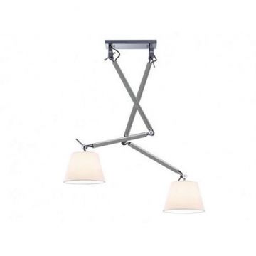 Lustra directionabila design modern ZYTA 2 S ALU alb