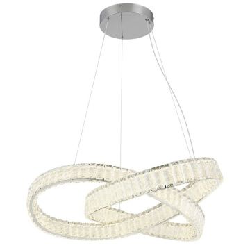 Lustra LED dimabila cu telecomanda cristale K5 MUCKY