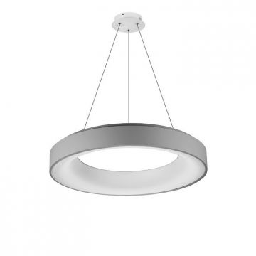 Lustra LED dimabila cu telecomanda SOVANA 55 gri