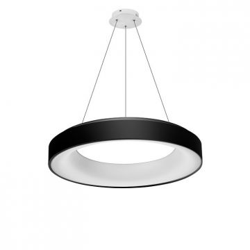 Lustra LED dimabila cu telecomanda SOVANA 55 neagra