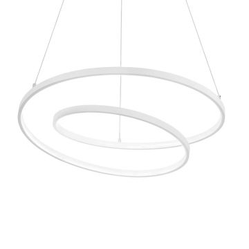 Lustra LED suspendata design circular Oz sp d80 on-off 2700k alba
