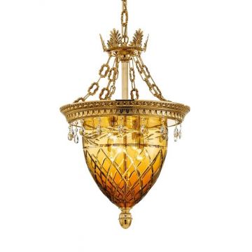 Lustra LUX realizata manual cu cristale Scholer Edgard, 50cm