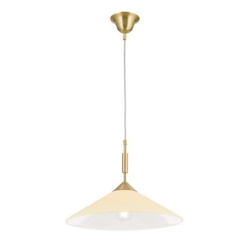 Lustra, Pendul realizat manual ARTDESIGN 40cm, alama mat/ champagne