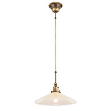 Lustra, Pendul realizat manual design rustic ARTDESIGN, patina/ champagne
