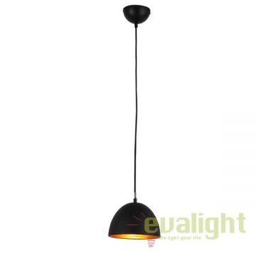 Pendul modern design nordic Ã˜18cm MODENA negru/auriu