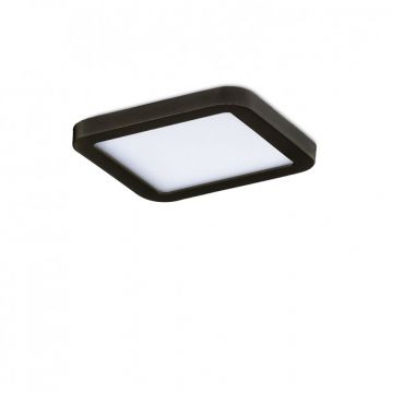 Spot LED pentru baie incastrat IP44 Slim 9 square 3000K negru
