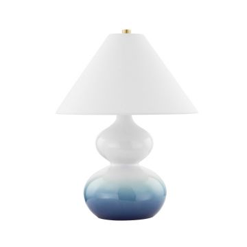 Veioza LUX, Ceramica Albastra, Tesatura In, AIMEE