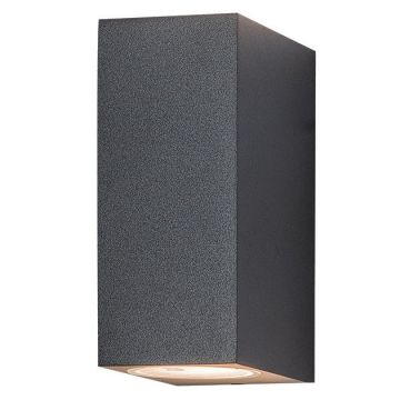 Aplica de perete pentru iluminat exterior, up/down, IP54 Lite grafit
