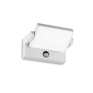 Aplica LED cu senzor de miscare pentru exterior IP54 Swipe ap alba