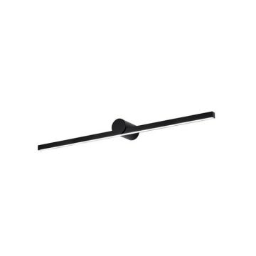 Aplica LED de perete pentru baie, IP54 design modern SHINE negru