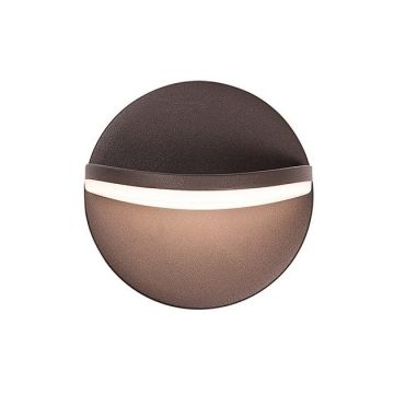 Aplica LED de perete pentru iluminat exterior IP65 Hiug maro inchis