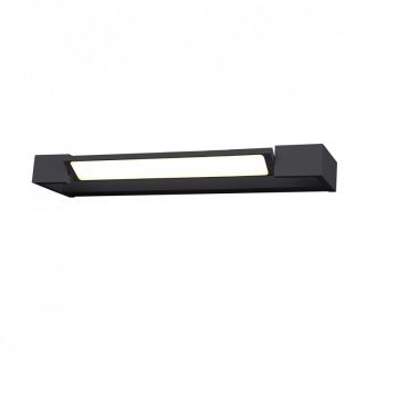Aplica LED pentru baie directionabila 3000K Dali 45 neagra