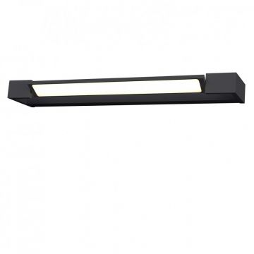 Aplica LED pentru baie directionabila 3000K Dali 90 neagra
