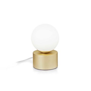 Lampa de masa moderna Perlage tl1 alama/alb