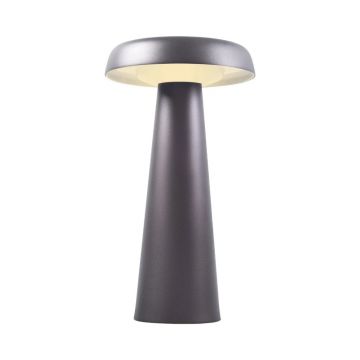 Lampa portabila LED exterior design modern, 3-step MOODMAKER, IP54, Arcello antracit
