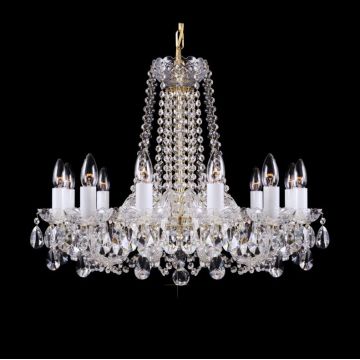 Lustra 12 brate cristal Bohemia L11 007/12/1-A, F 1 floor