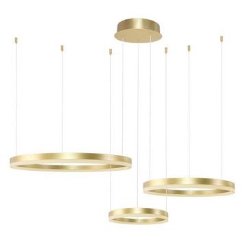 Lustra cu 3 inele LED si telecomanda HALO PENDANT GO 80+60+40 CCT