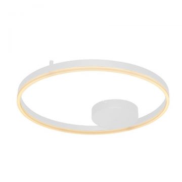 Lustra LED aplicata design modern geometric HALO 60 WH