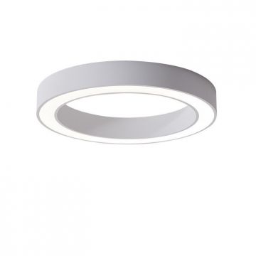 Lustra LED aplicata design slim circular MARCO TOP 40 3000K WH