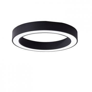Lustra LED cu telecomanda design slim circular MARCO TOP 80 CCT BK