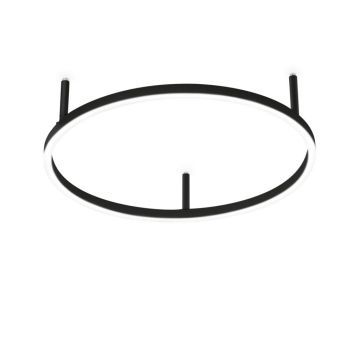Lustra LED design geometric Oracle slim pl d050 round 2700k on-off negru