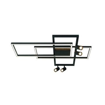 Lustra LED design modern geometric cu 4 spoturi Erick
