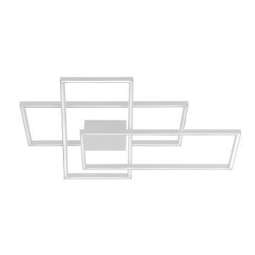 Lustra LED design modern geometric Erick alb