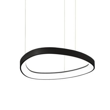 Lustra LED suspendata design circular Gemini sp d042 on-off 2700k negru