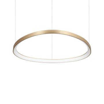 Lustra LED suspendata design circular Gemini sp d081 on-off 2700k aurie