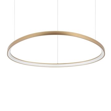 Lustra LED suspendata design circular Gemini sp d105 on-off 2700k aurie