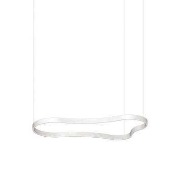 Lustra LED suspendata Waves-2 sp alba