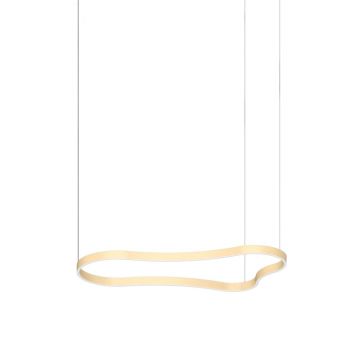 Lustra LED suspendata Waves-2 sp aurie