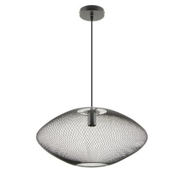 Lustra suspendata metalica design decorativ ORION negru 50cm