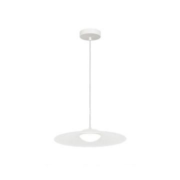 Pendul LED design modern Bured alb