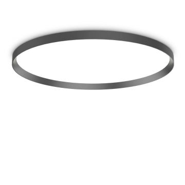 Plafoniera LED XXL moderna Fly pl d90 3000k negru