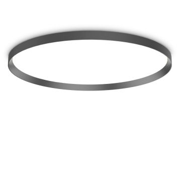 Plafoniera LED XXL moderna Fly pl d90 4000k negru