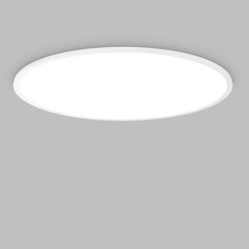 Plafoniera LED XXL moderna Fly slim pl d90 4000k alba