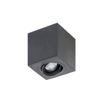 Spot aplicat tavan/plafon stil modern Brant 1 SQUARE negru