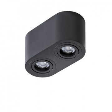 Spot aplicat tavan/plafon stil modern Brant 2 negru