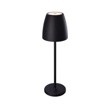 Veioza LED pentru iluminat exterior, IP54 Ahri negru