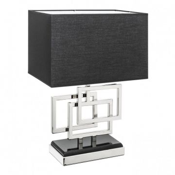 Veioza moderna Leonor 56cm, argintiu A-39097 VC
