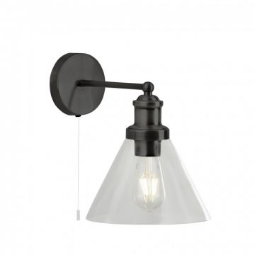 Aplica de perete design clasic Pyramid negru 1277BK SRT
