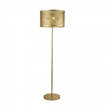 Lampadar / Lampa de podea design retro Fishnet auriu EU2832-2GO SRT